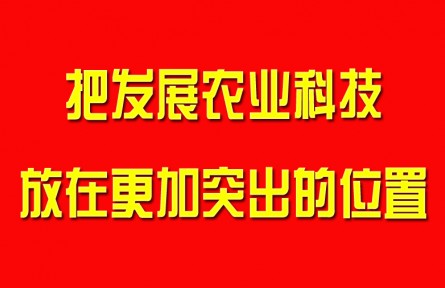 習(xí)近平：把發(fā)展農(nóng)業(yè)科技放在更加突出的位置